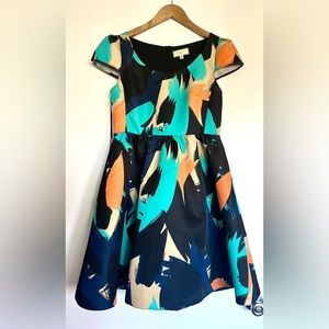 Multi-color cocktail dress by Moulinette soeurs